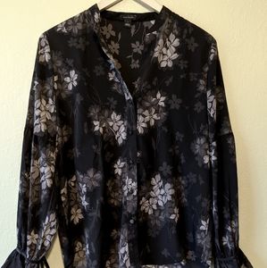 Ann Taylor blouse with ruffle sleeves